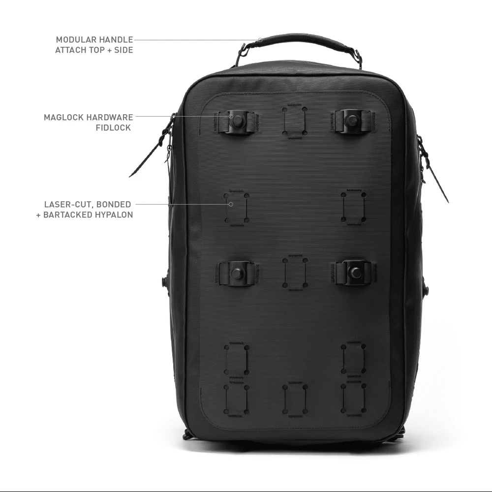 Black Ember:Modular backpack 3 modular attachments